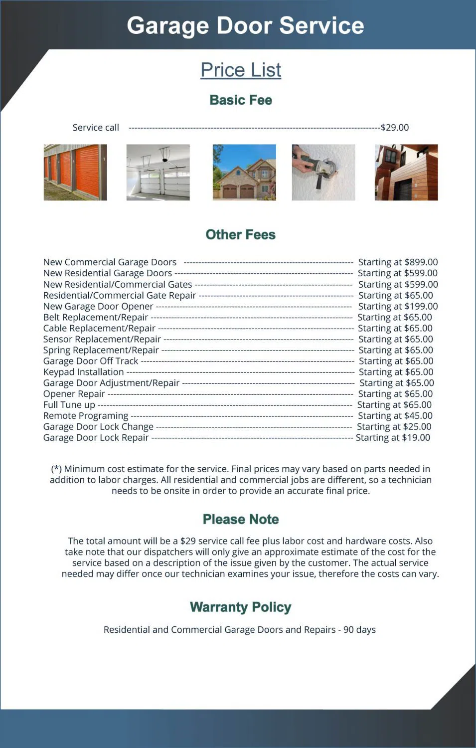 Golden Garage Door Service Jacksonville, FL 904-686-6295